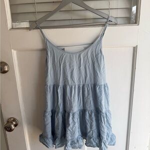 Classic Brandy Melville Sky Blue Sleeveless Top